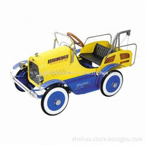 Hot-selling Kids' Metal Ride-on/Pedal Car with Yellow Color, Sized 118.5*56*61cm
